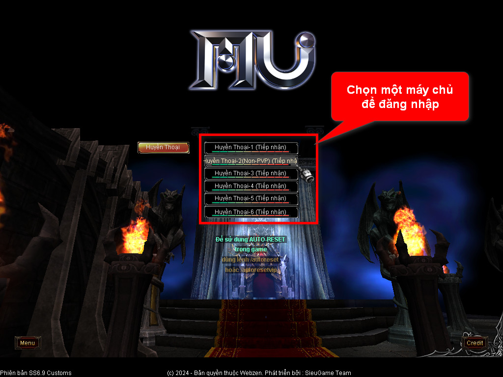 Chức năng chính của Game MU Đại Long